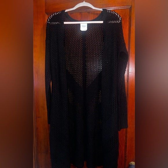 ⭐️Harper Heritage ⭐️ from Francesca’s⭐️ Black long sleeve sweater Duster ⭐️ - Picture 1 of 15
